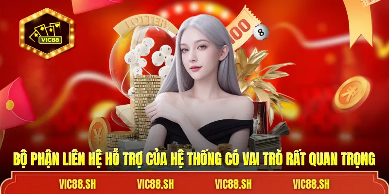 Bộ phận liên hệ hỗ trợ của hệ thống có vai trò rất quan trọng