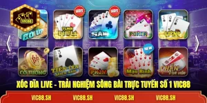 Xóc Đĩa Live – Trải Nghiệm Sòng Bài Trực Tuyến Số 1 VIC88